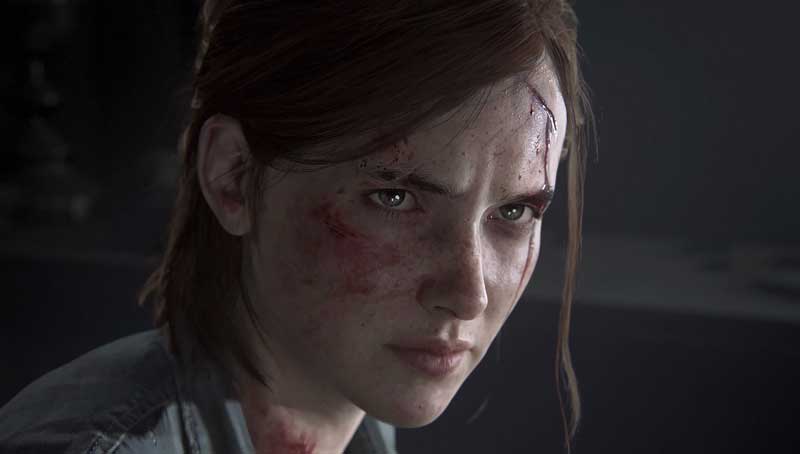 Ellie's face showing rage on her eyes